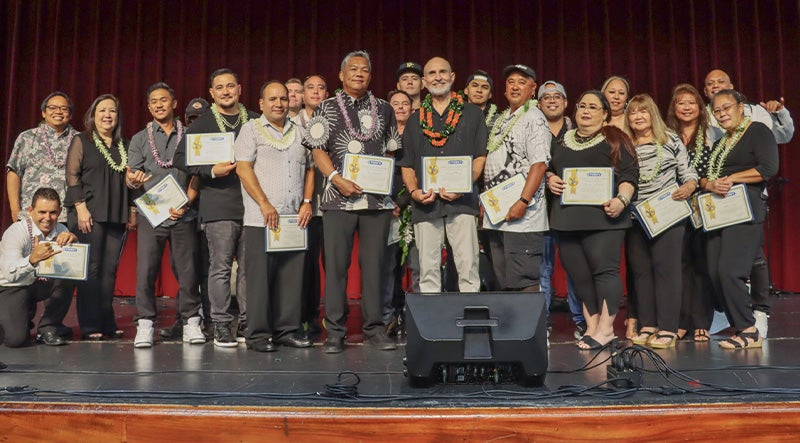 Group picture of staff